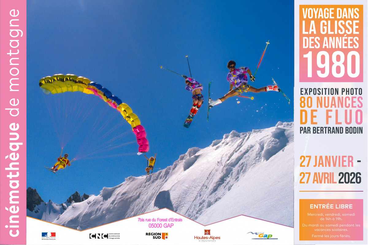 "Ski, monoski et parapente" Exposition photo 80 nuances de fluo !