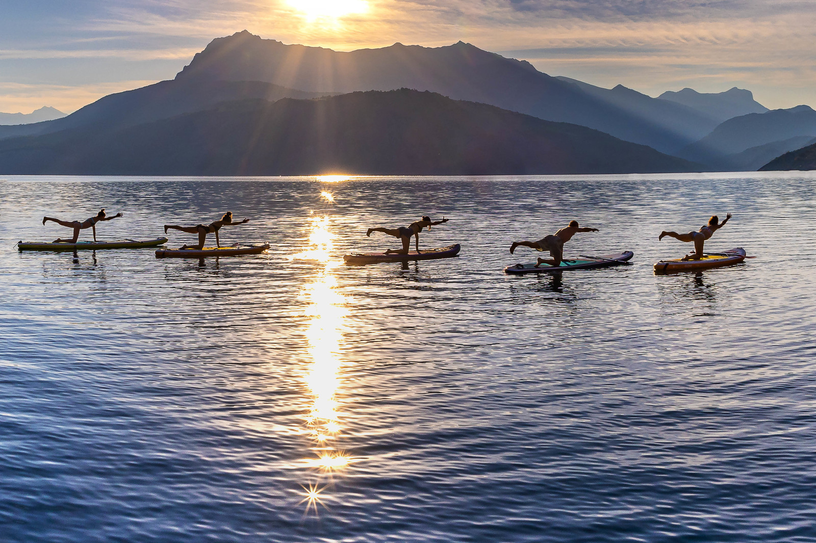 Yoga sur paddle, Serre-Ponçon Aloha