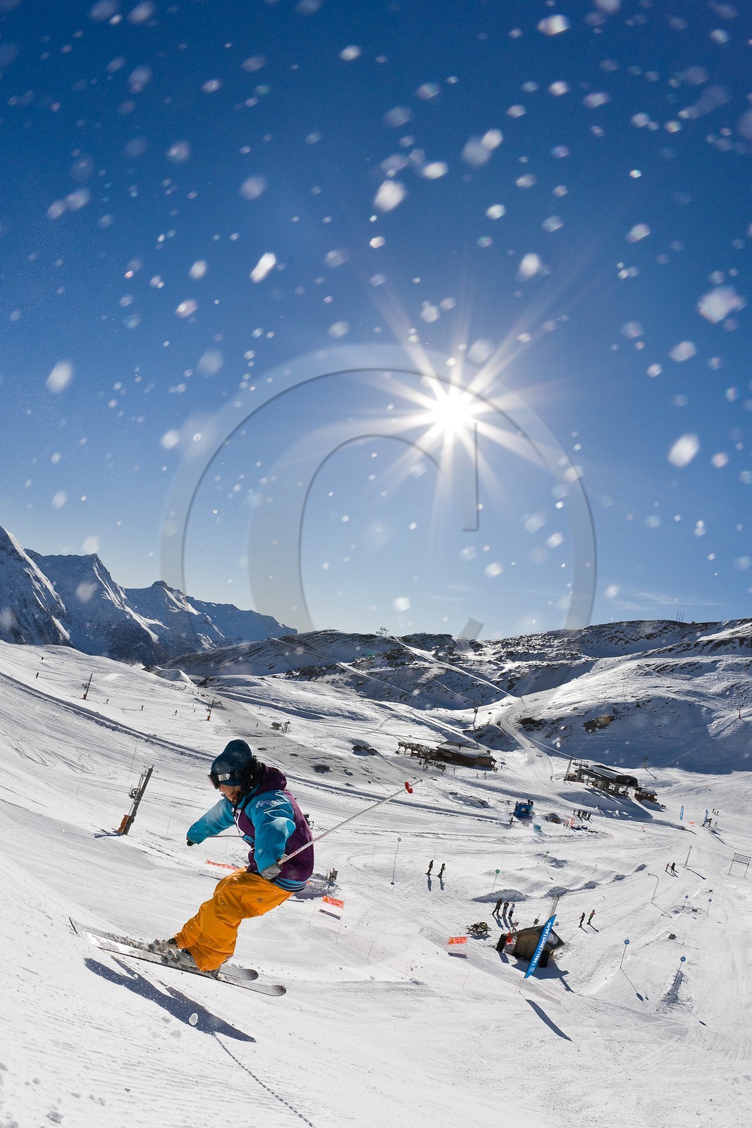 Ski snowpark