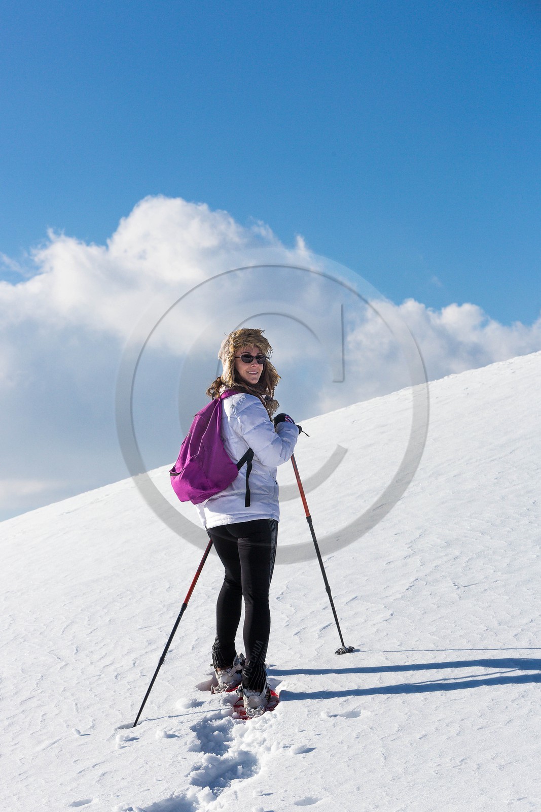 vallée de l'Ubaye, randonnée en raquettes à neige