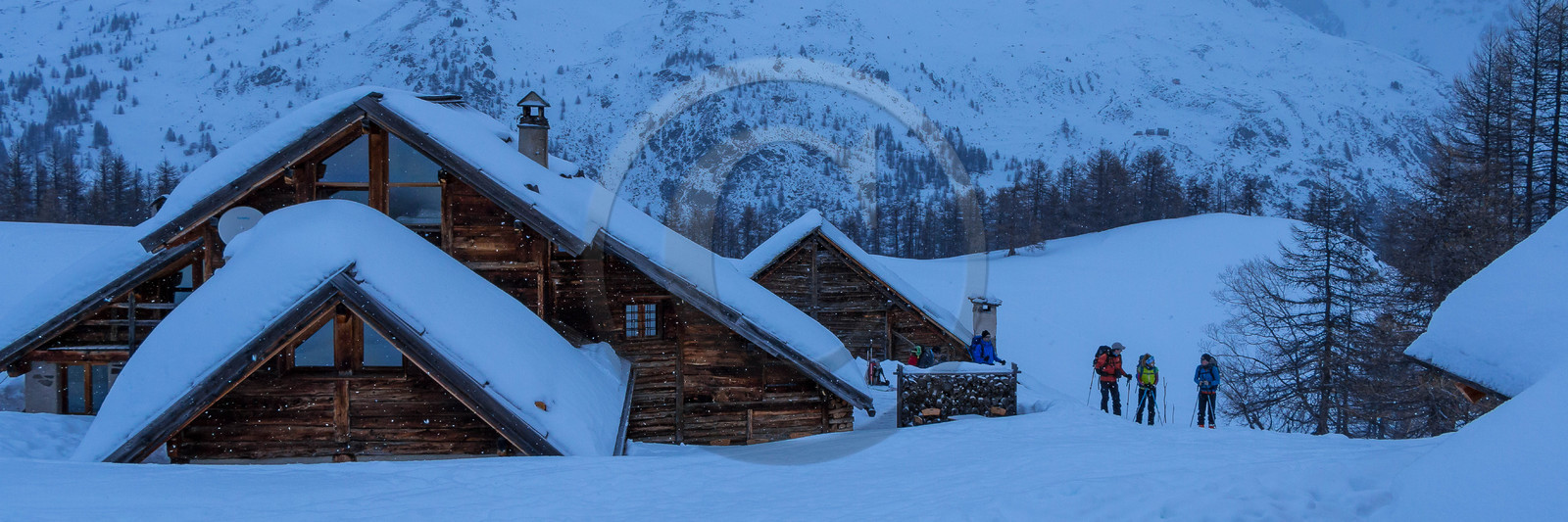 Névache, refuge Buffère , départ ski de randonnée