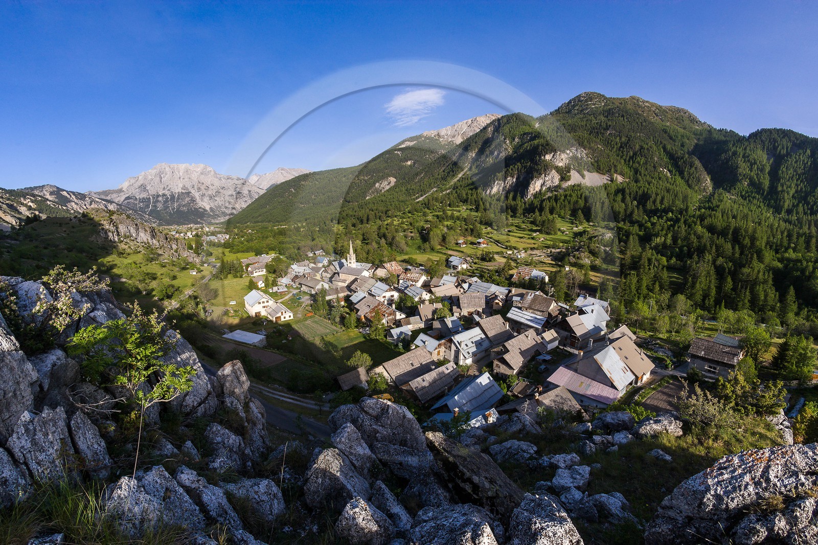 Vallée de la Clarée, village de Névache