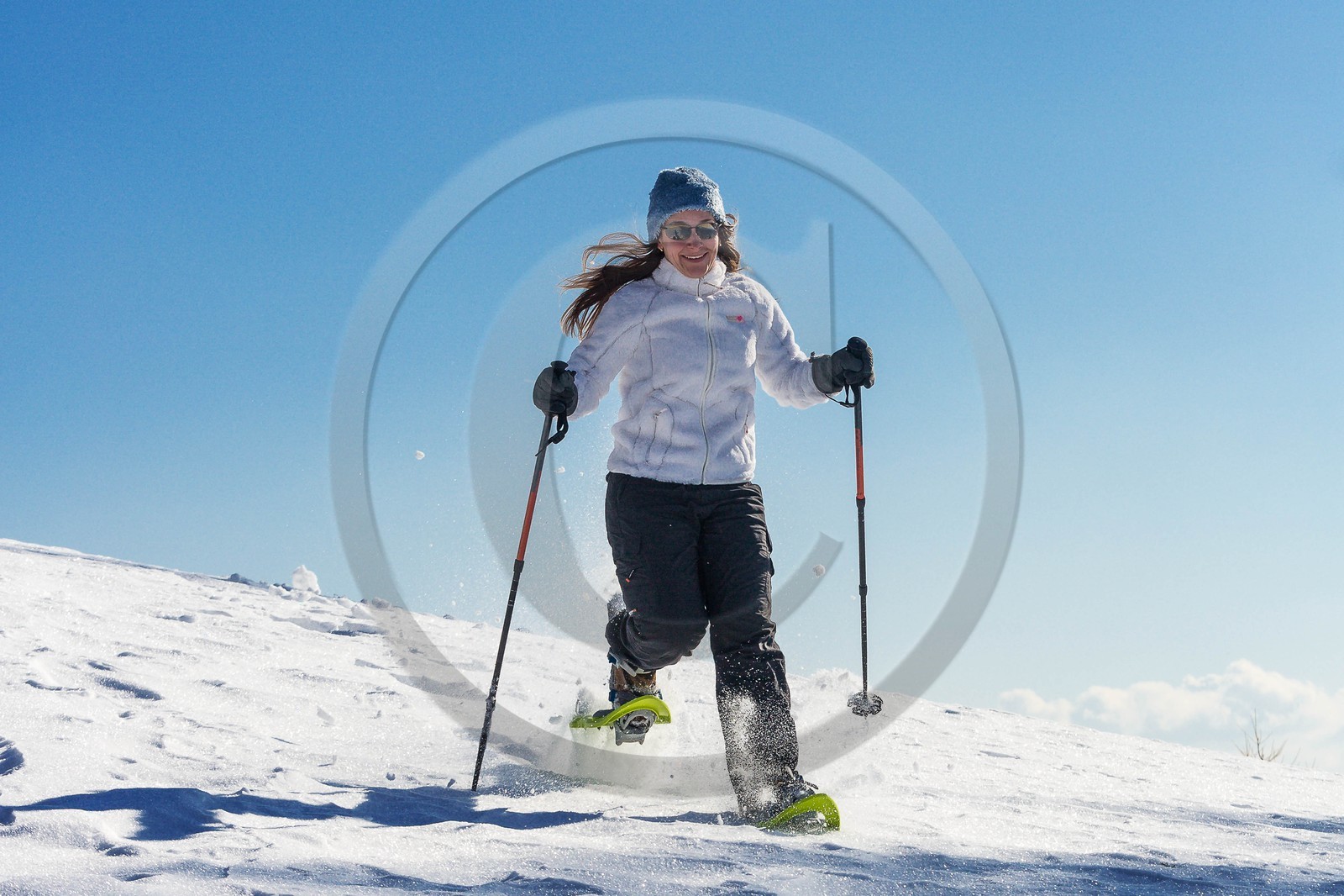 vallée de l'Ubaye, randonnée en raquettes à neige