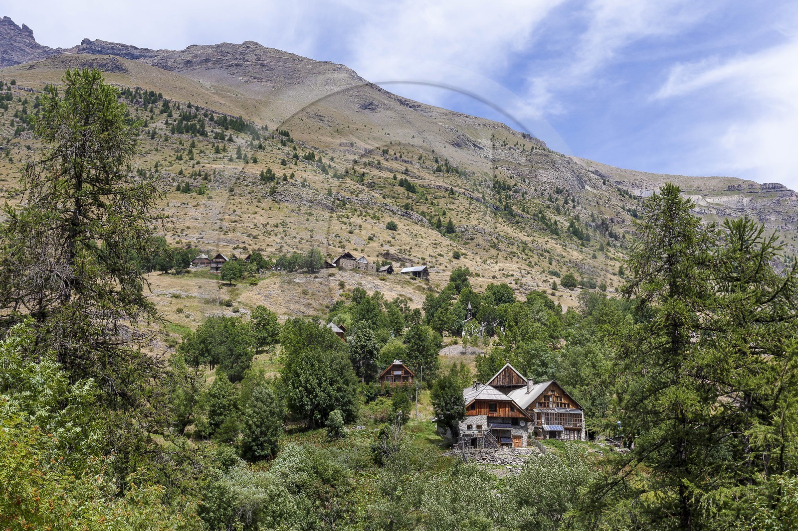 Parc national des Ecrins, village de Dormillouse