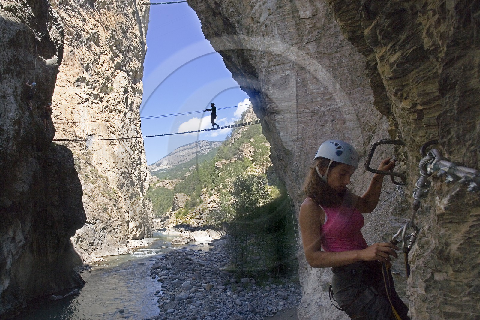 Via ferrata des gorges de la Durance