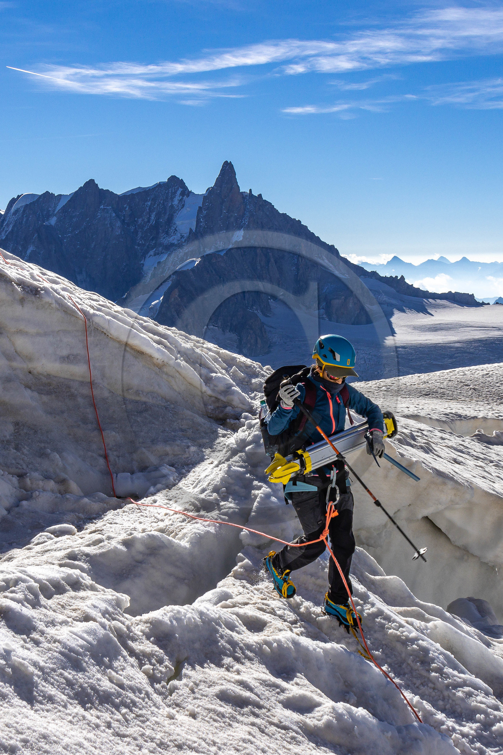 Géomorphologie à l'Aiguille du Midi