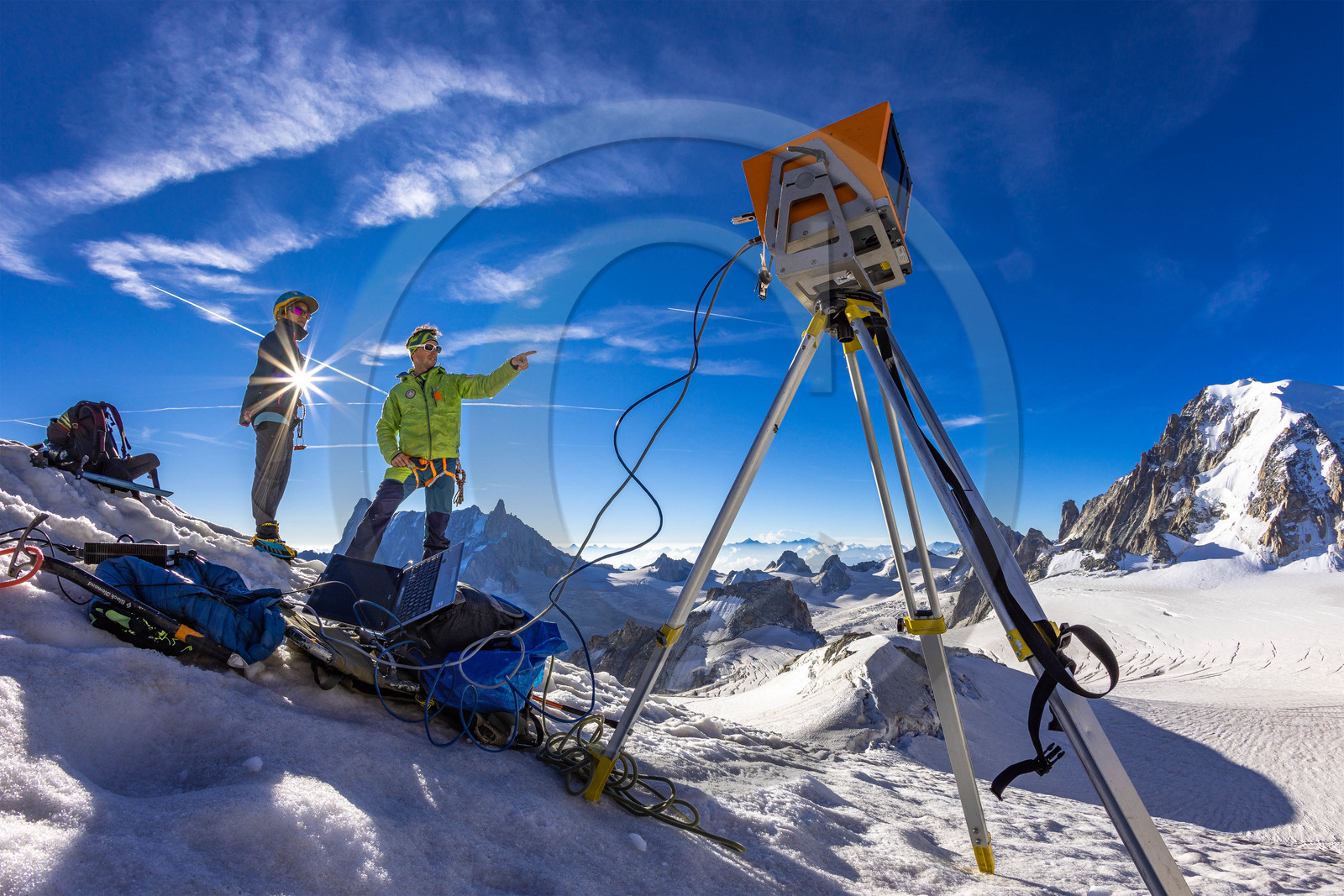 Géomorphologie à l'Aiguille du Midi