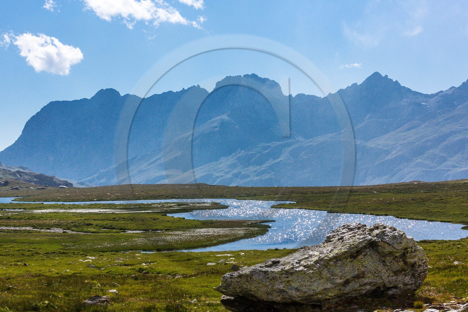 Saint-Paul-sur-Ubaye, Maljasset, col du Longet, Lac du Longet
