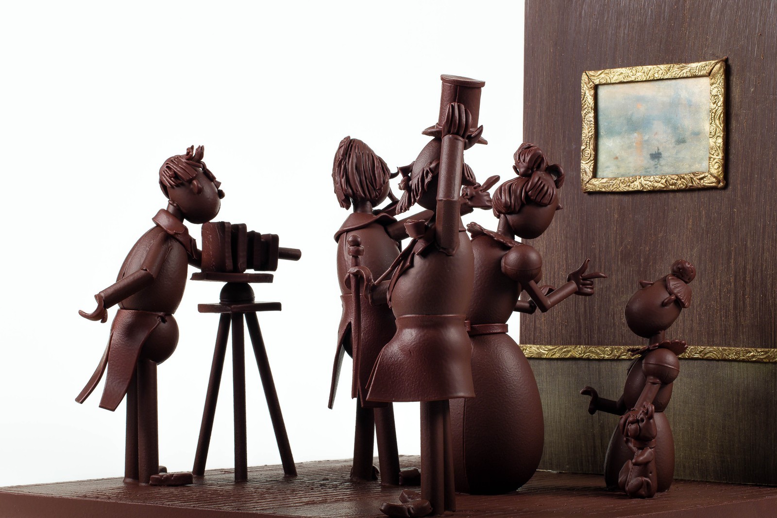 Exposition Influences, Petite histoire de l'art en chocolat par Luc Eyriey