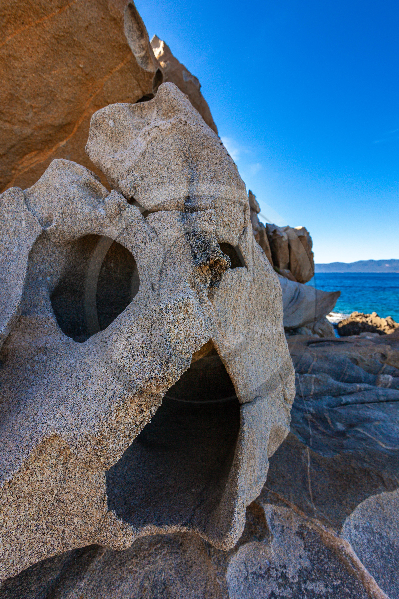 Taffoni, rochers de granit à Campomoro