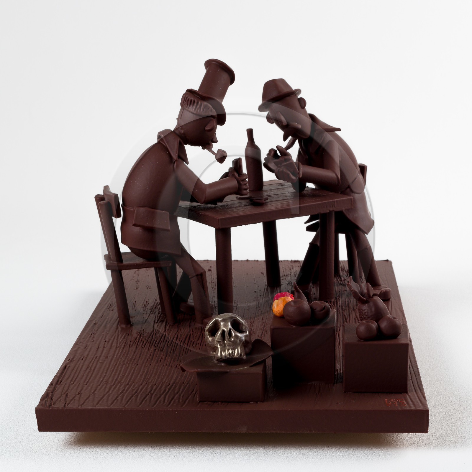 Exposition Influences, Petite histoire de l'art en chocolat par Luc Eyriey