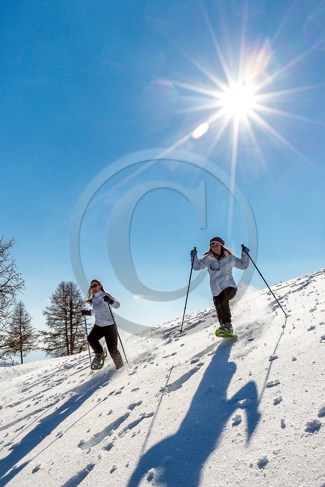 vallée de l'Ubaye, randonnée en raquettes à neige