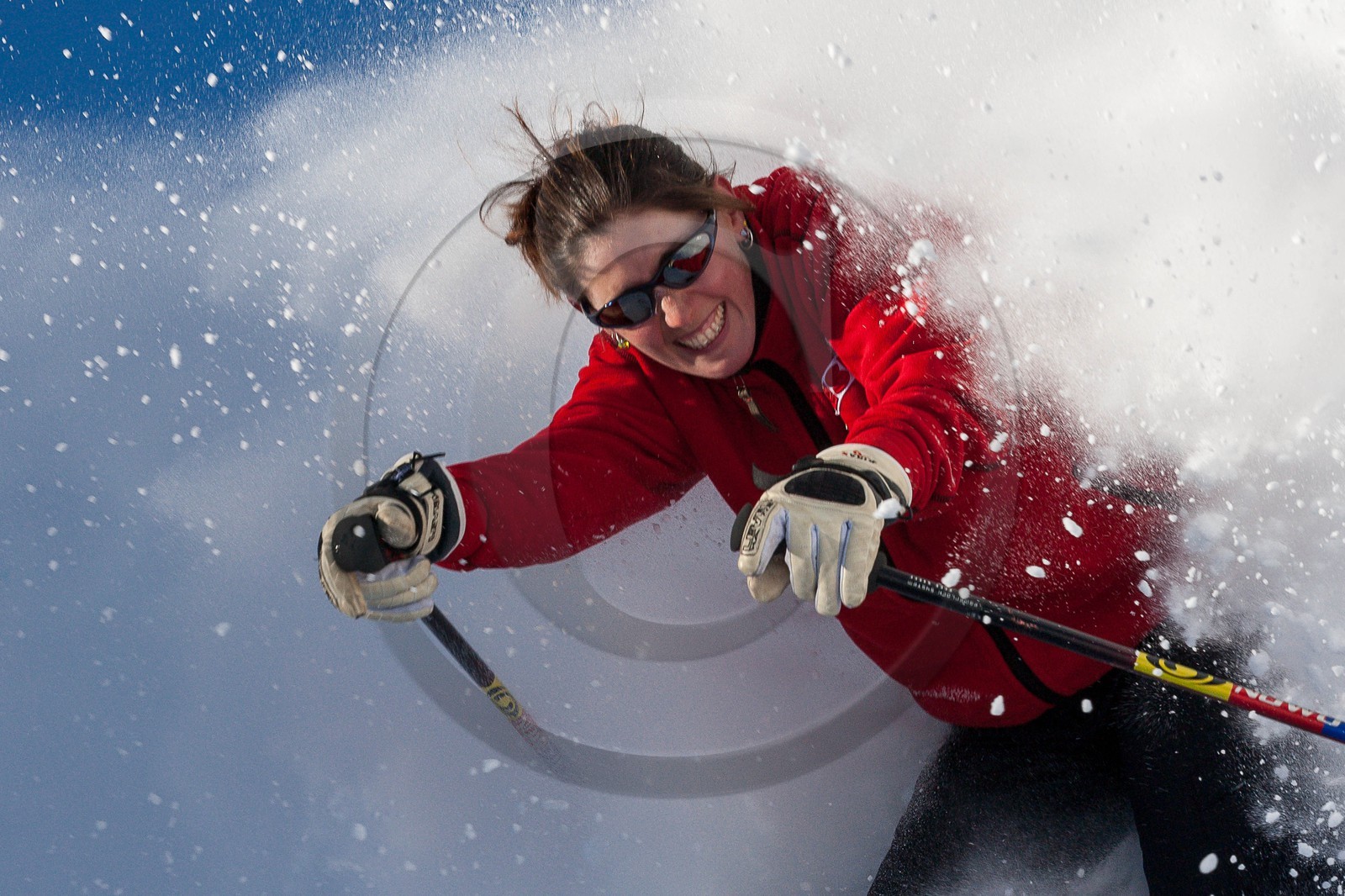 Ski piste famille