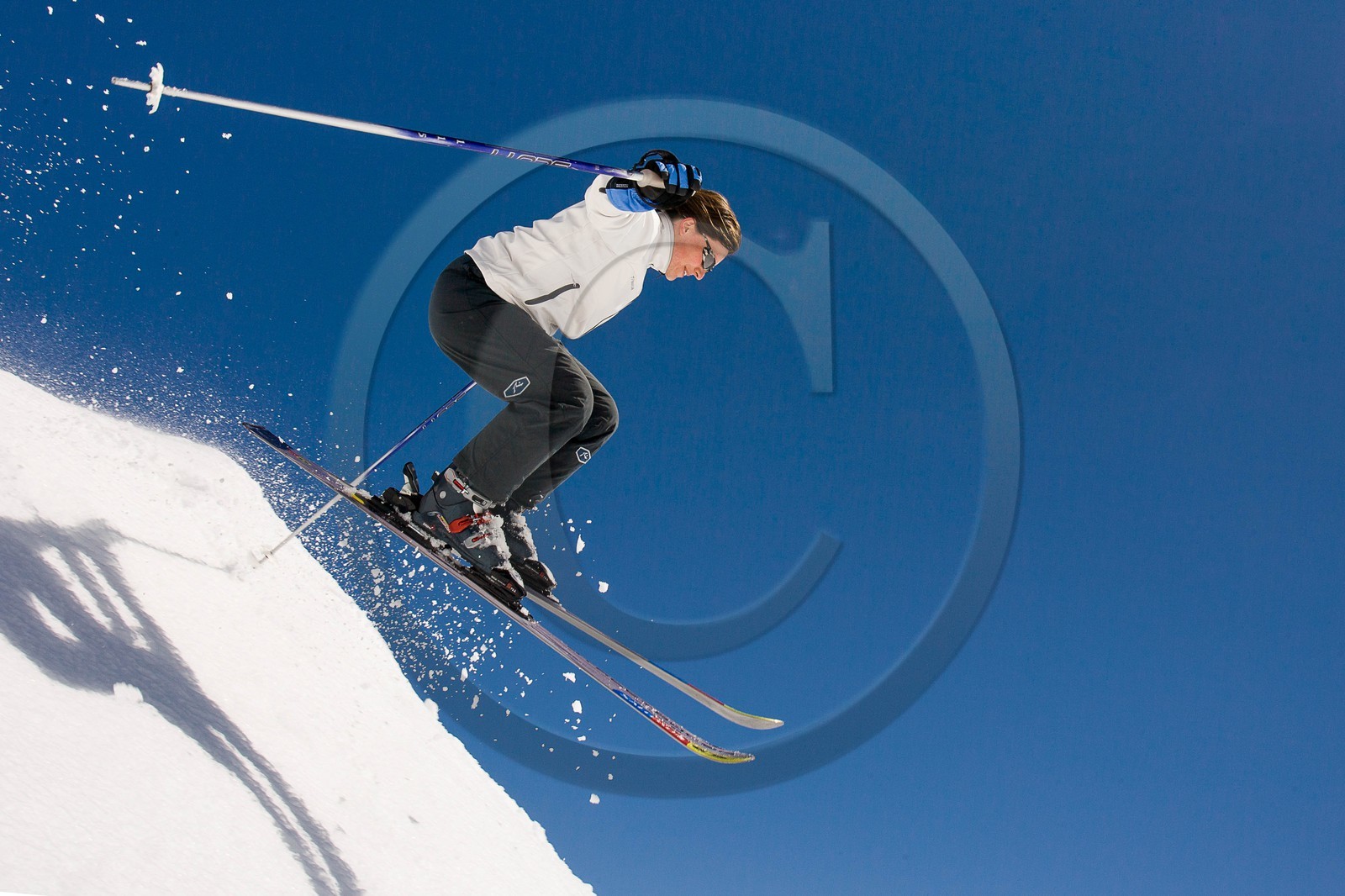 Ski piste famille