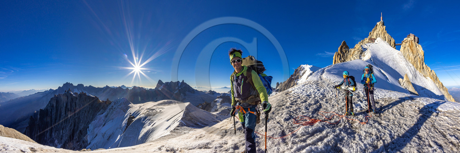 Géomorphologie à l'Aiguille du Midi