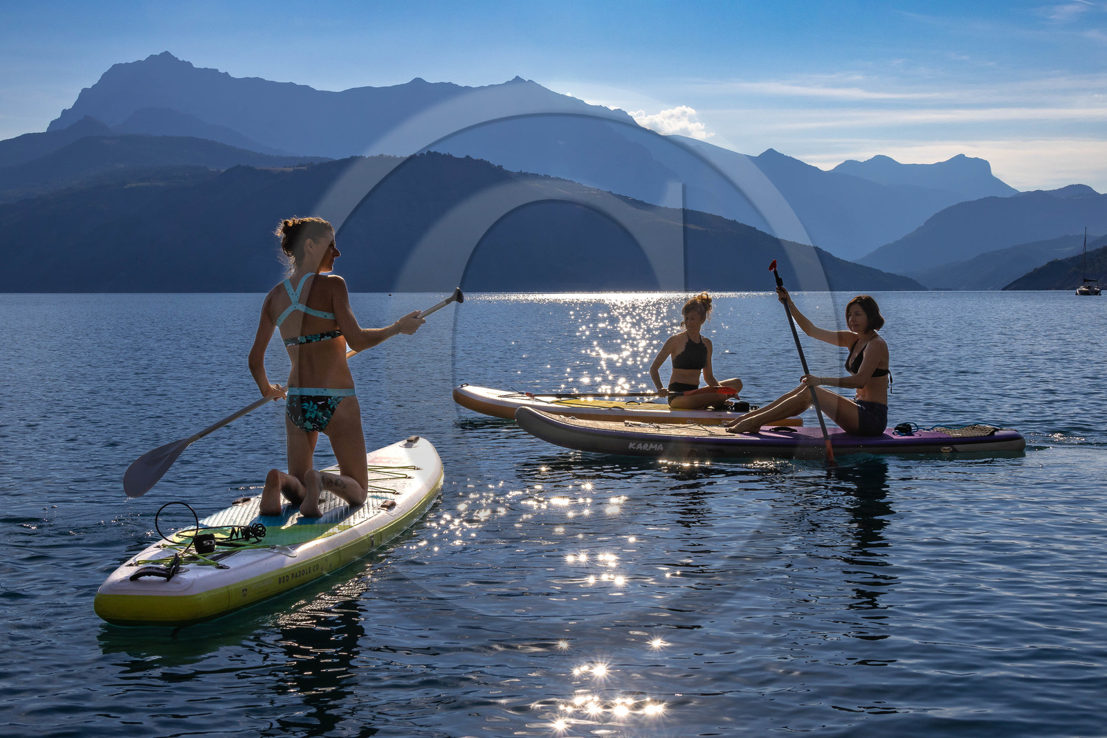 Yoga sur paddle, Serre-Ponçon Aloha