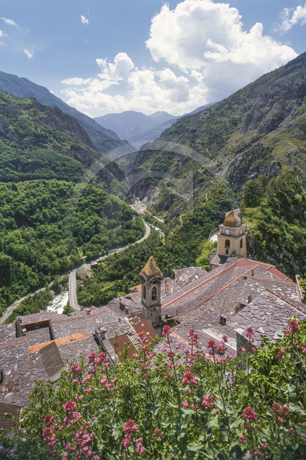 Vallée de la Roya, Parc national du Mercantour, village perché de Saorge