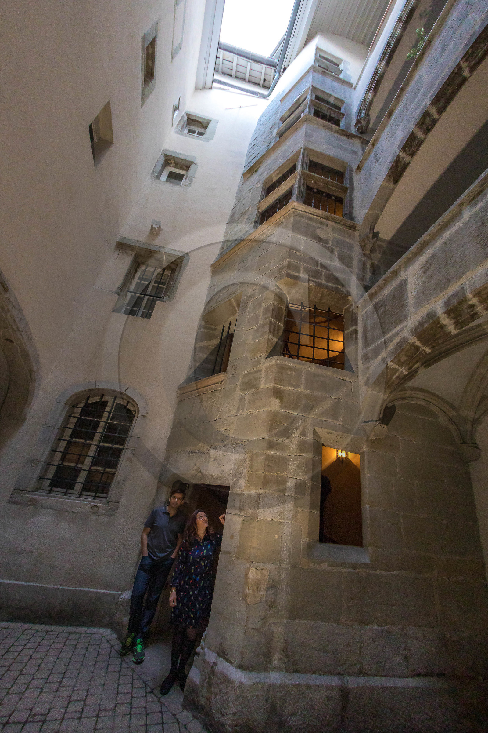 Cour d'un hôtel particulier