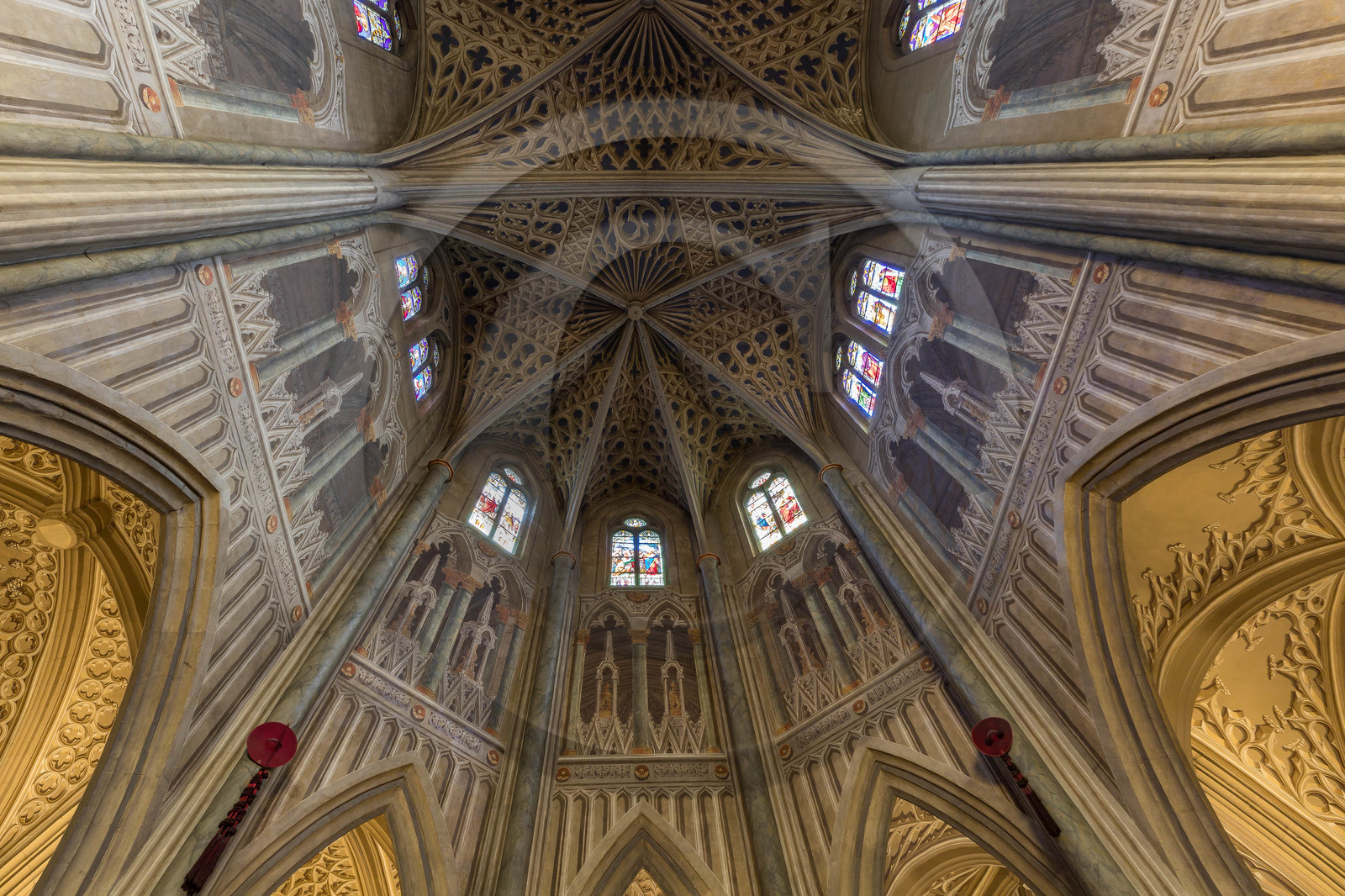 Cathédrale Saint-François-de-Sales de Chambéry, Peintures en trompe-l'œil