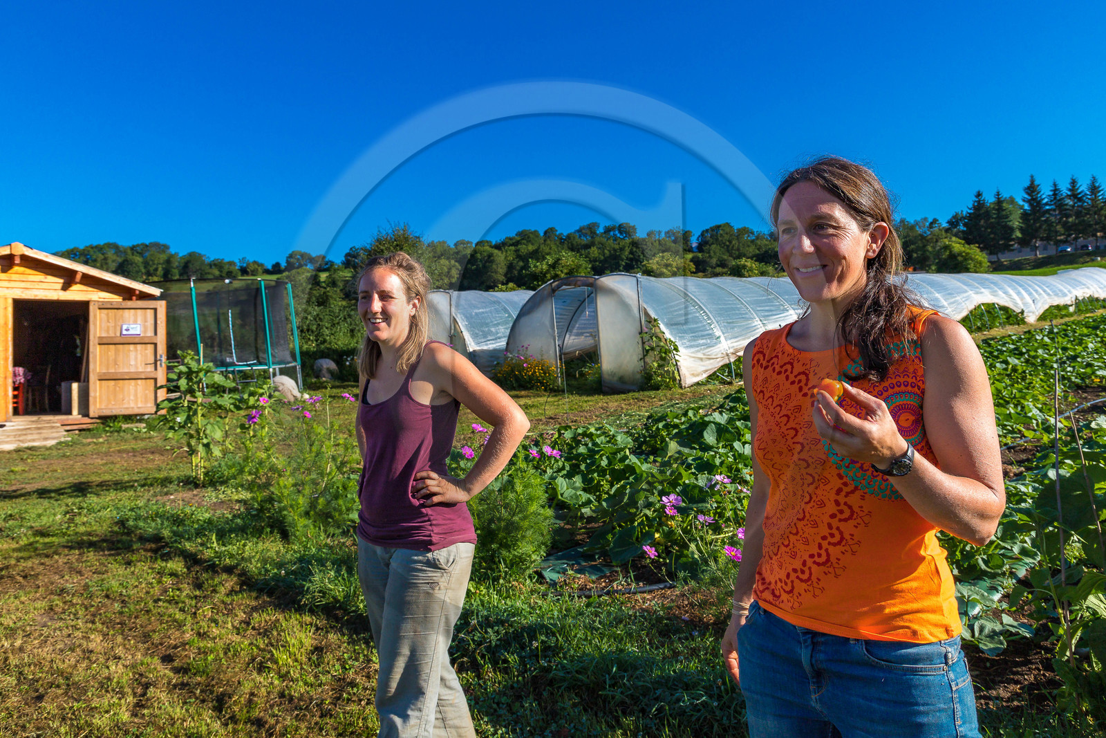 LéguMontagne, Sylvie Jaussaud et  Bertille Gieu, Maraîchères bio