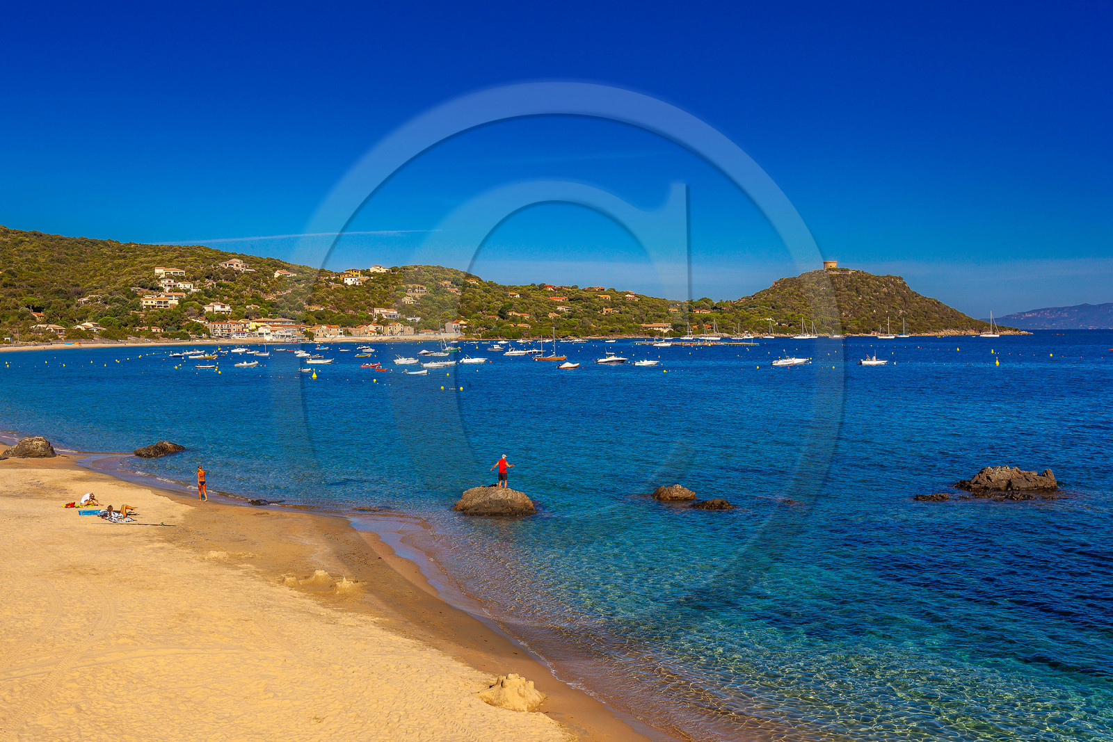Belvédère-Campomoro, la plage