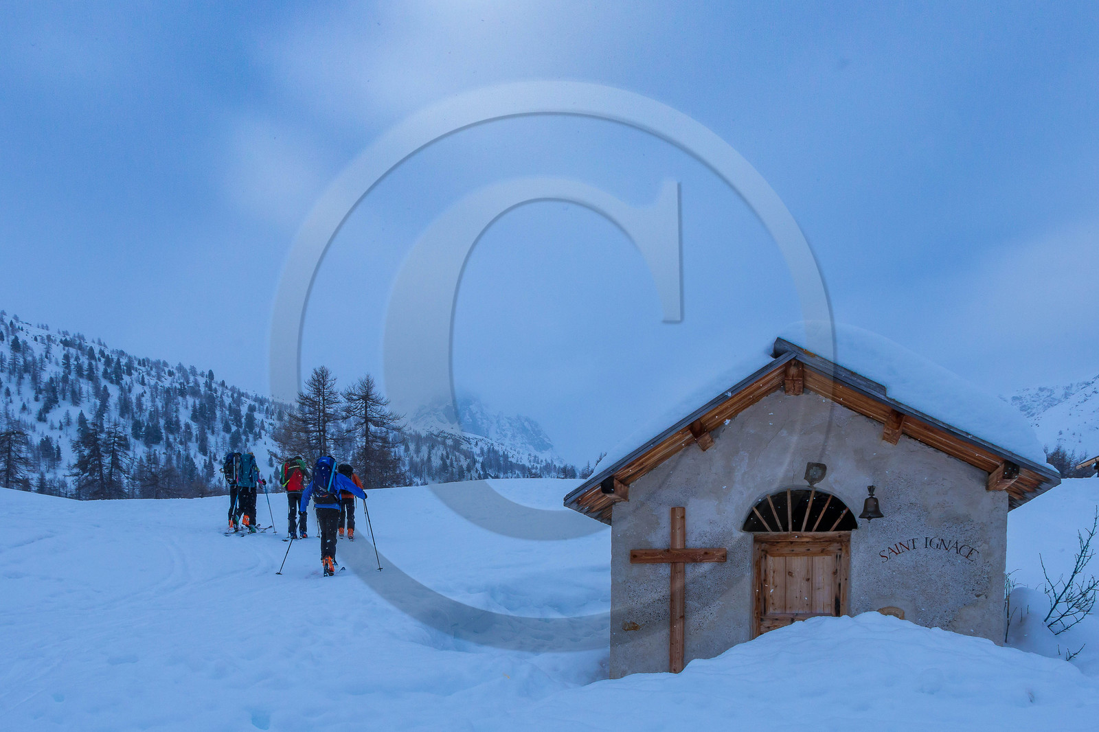 Névache, refuge Buffère , départ ski de randonnée