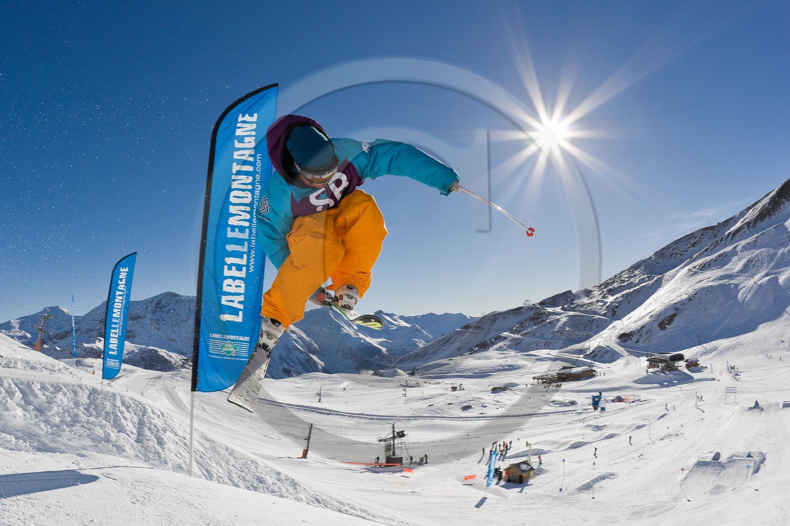 Ski snowpark
