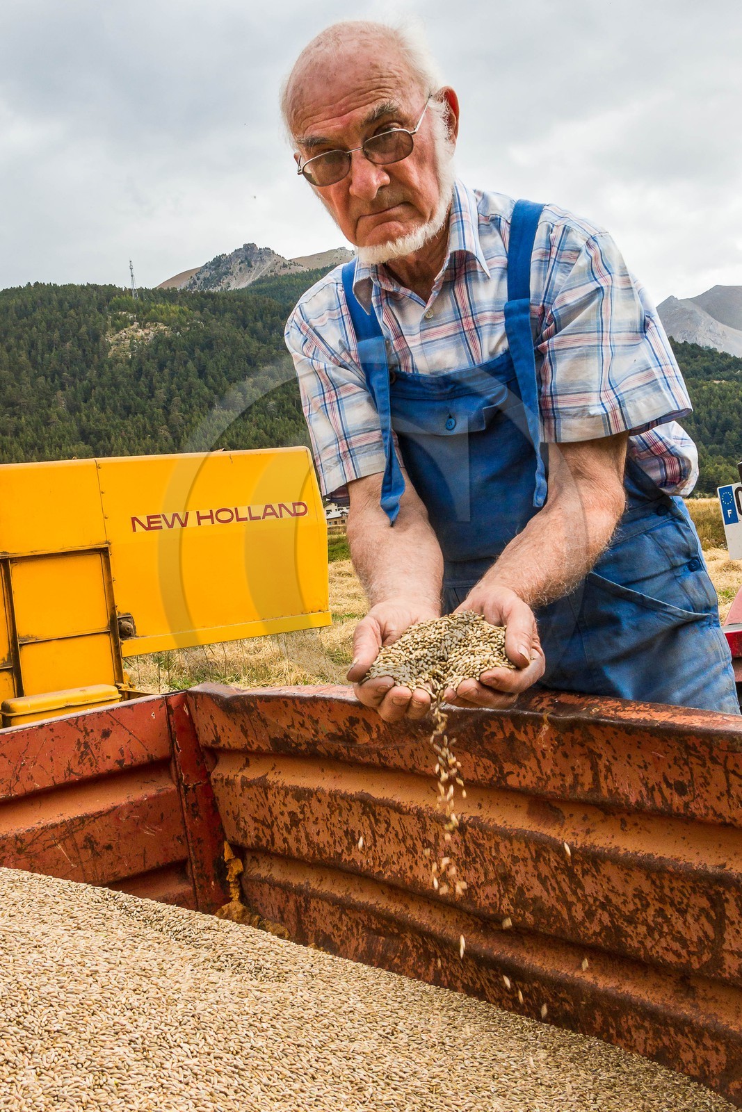 Ceillac, Christophe Gauthier, Exploitant agricole
