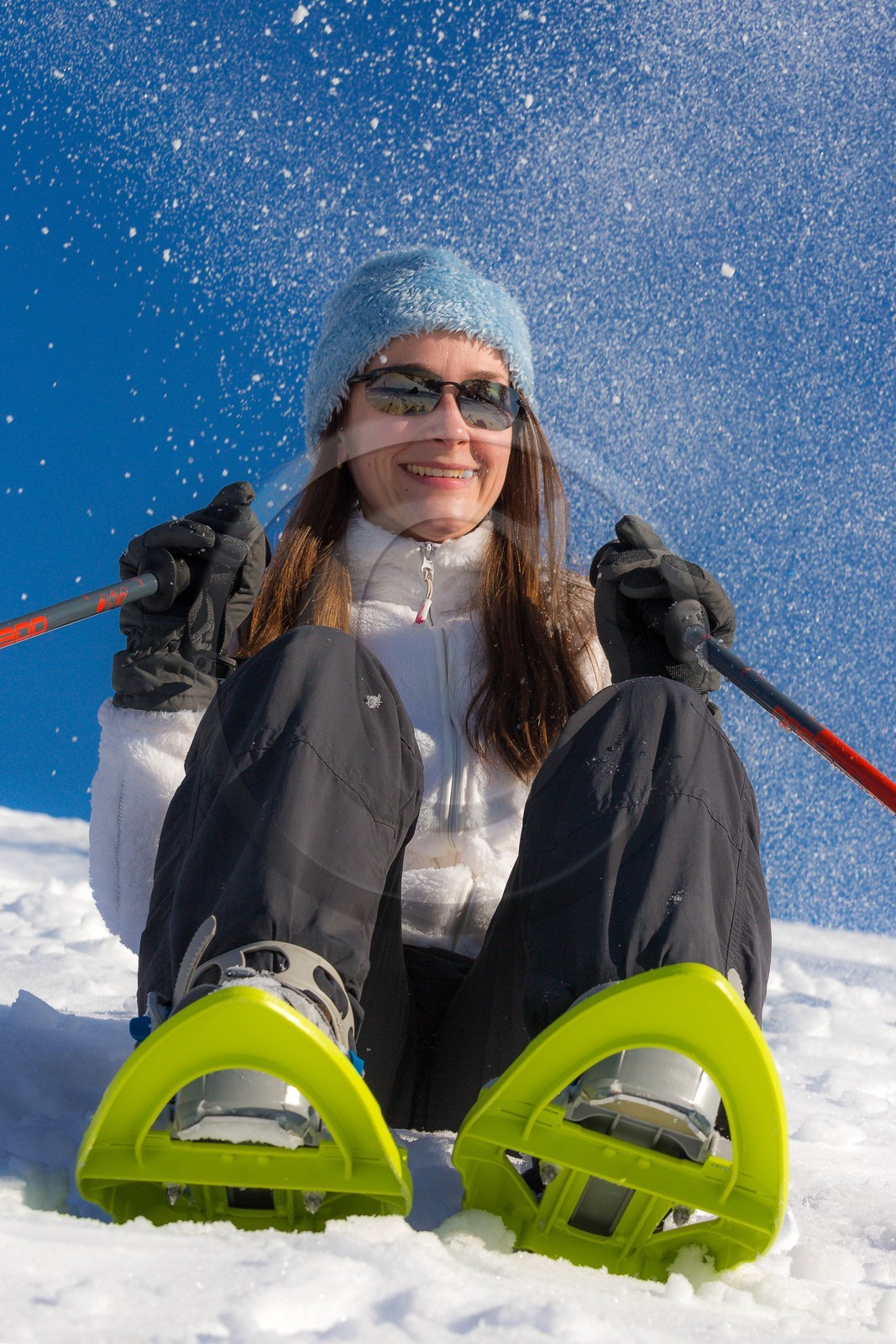 vallée de l'Ubaye, randonnée en raquettes à neige