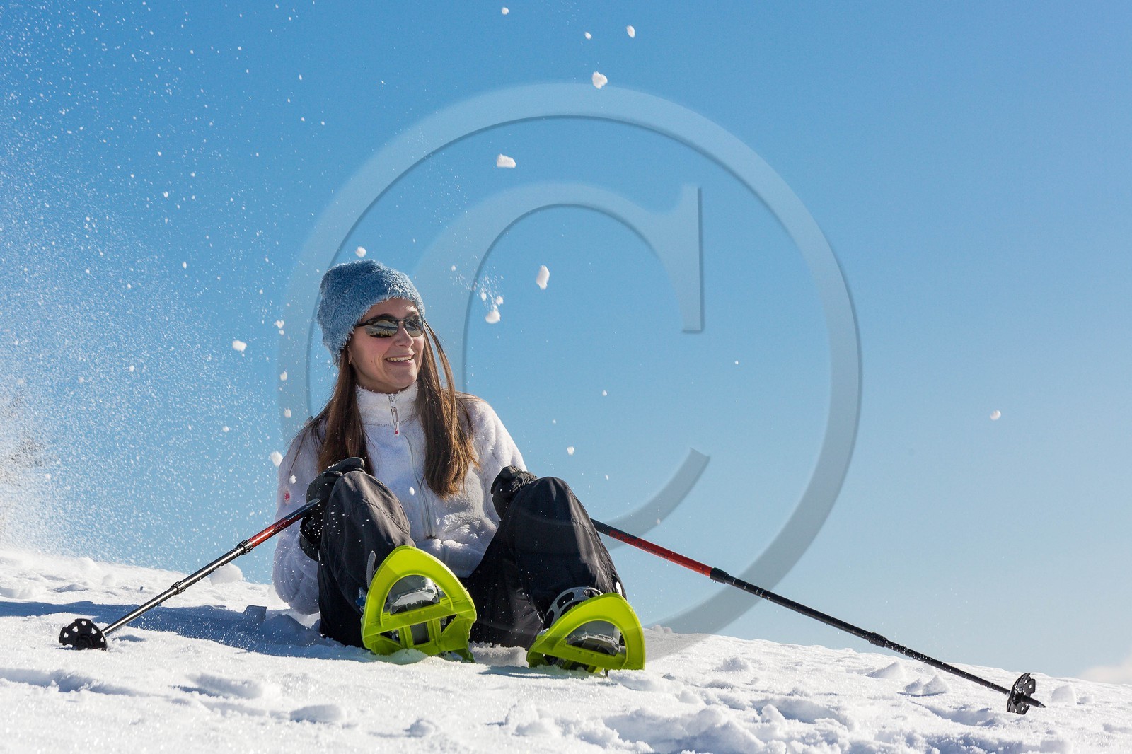 vallée de l'Ubaye, randonnée en raquettes à neige