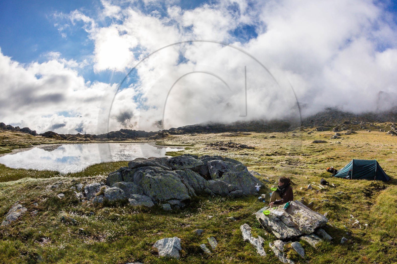 Saint-Paul-sur-Ubaye, Maljasset, col du Longet, Lac du Longet