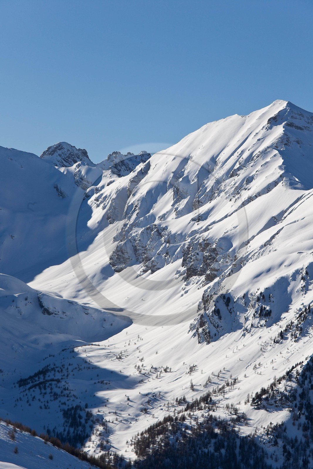 Les Orres, Vallon de Muretier, Le Pouzenc et le Pic Silhourais Les Orres, Vallon de Muretier, Le Pouzenc et le Pic Silhourais