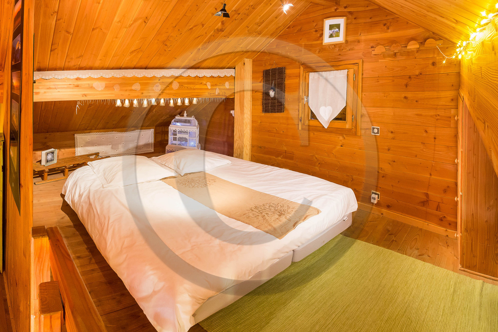 Chalet Carpe Diem, Gîte de France 3 ***, chambre en mezzanine