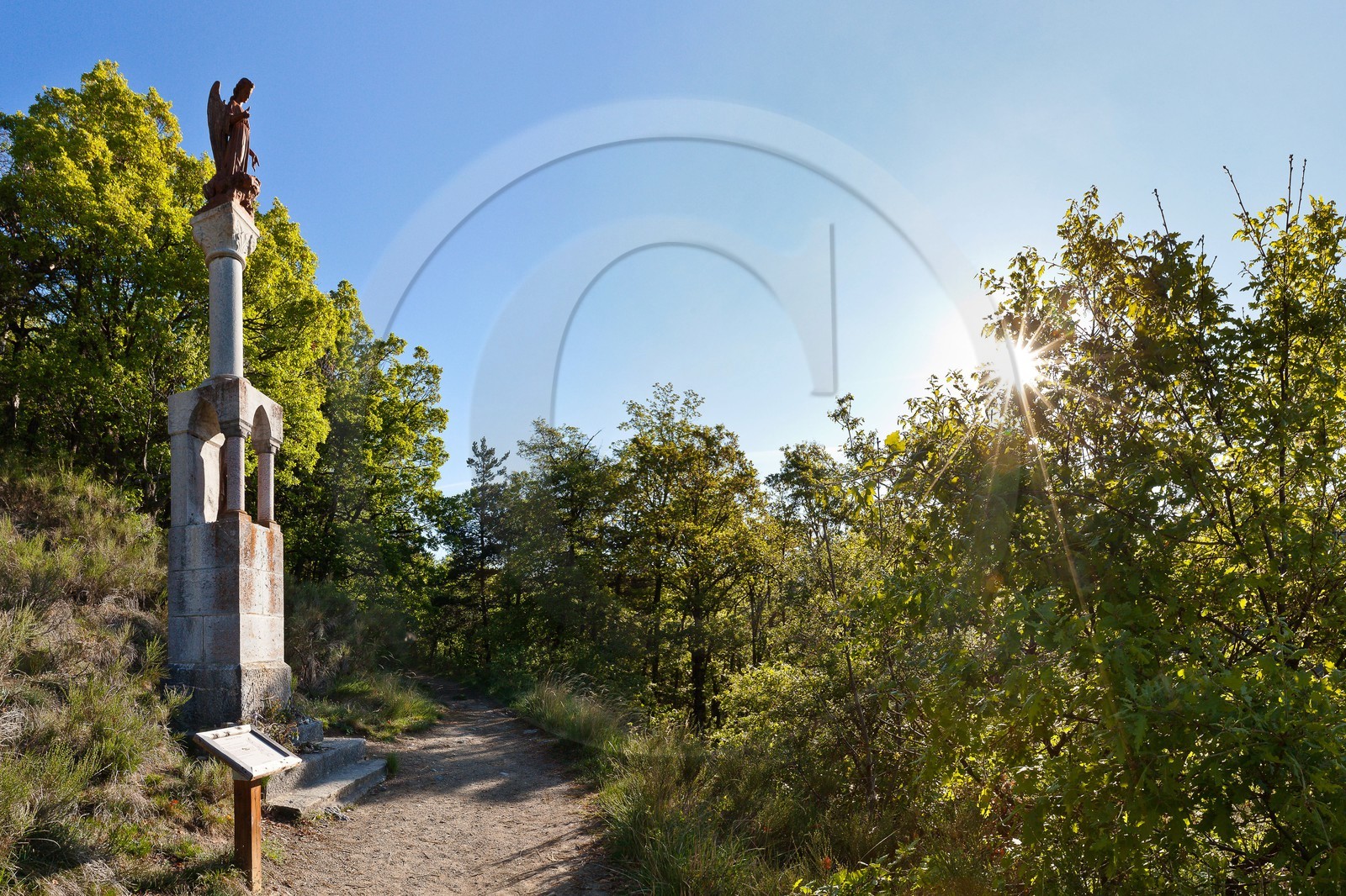 L'oratoire de l'ange est l'endroit où Benoîte a été transpor