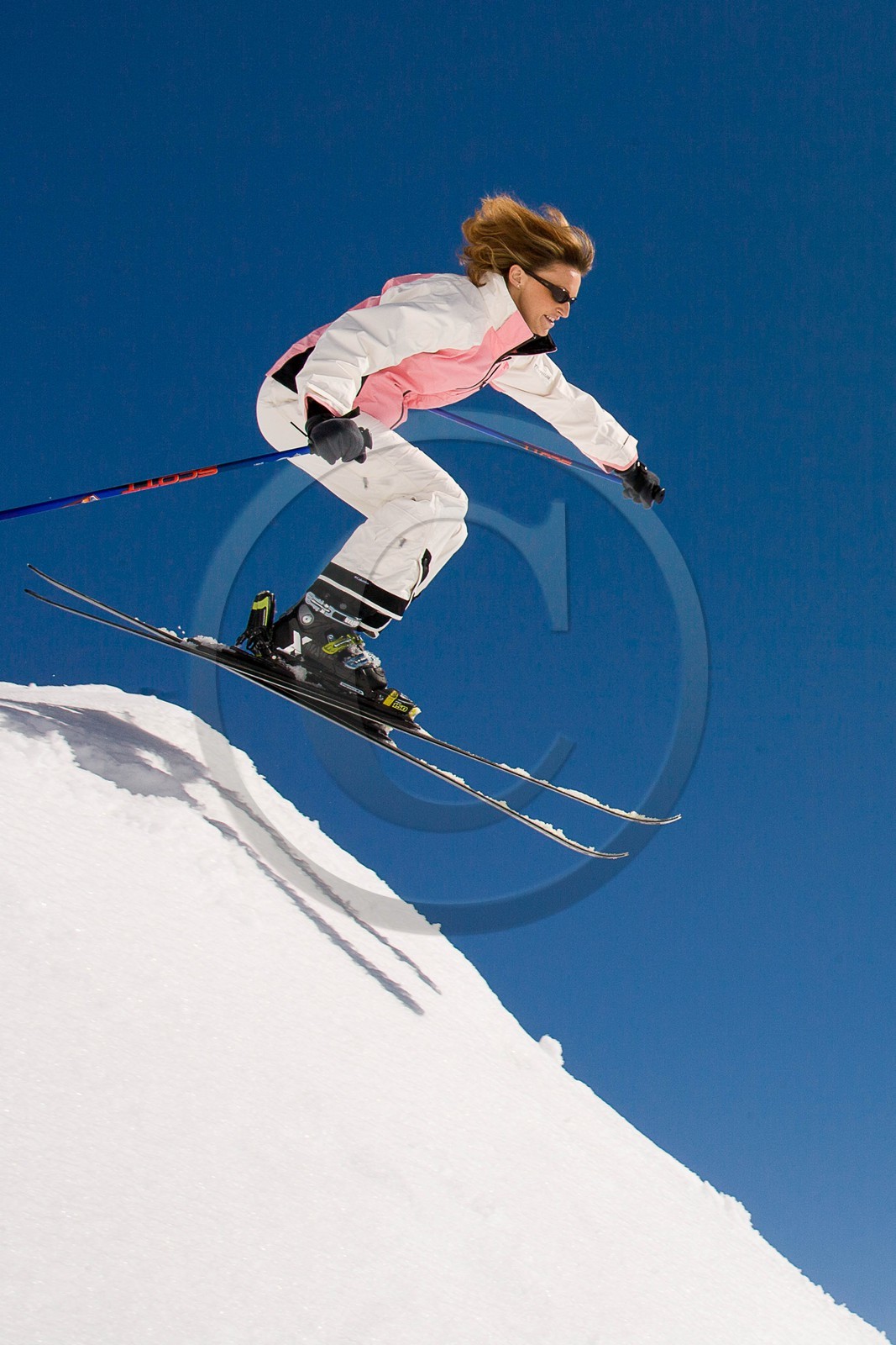 Ski piste famille