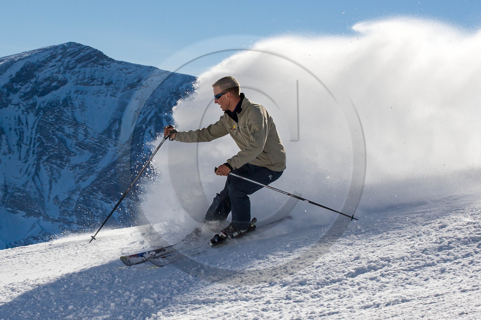 Ski piste famille