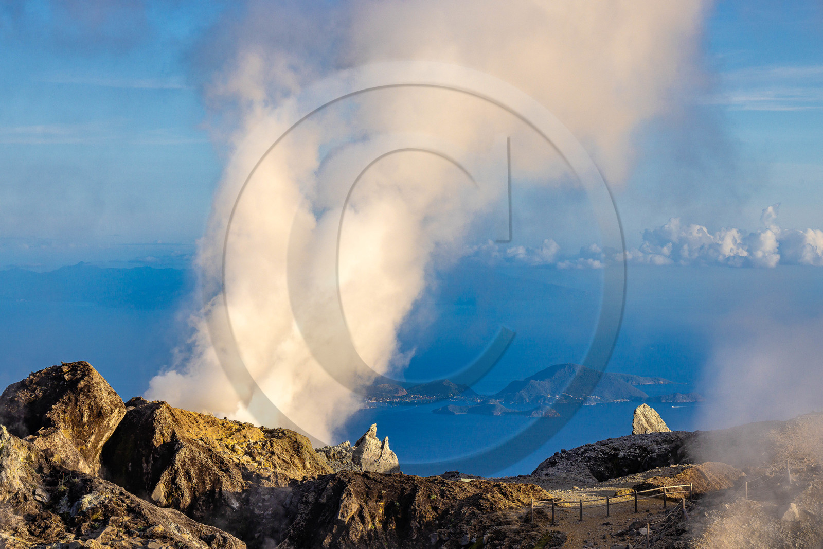La Soufrière, volcan actif de la Guadeloupe