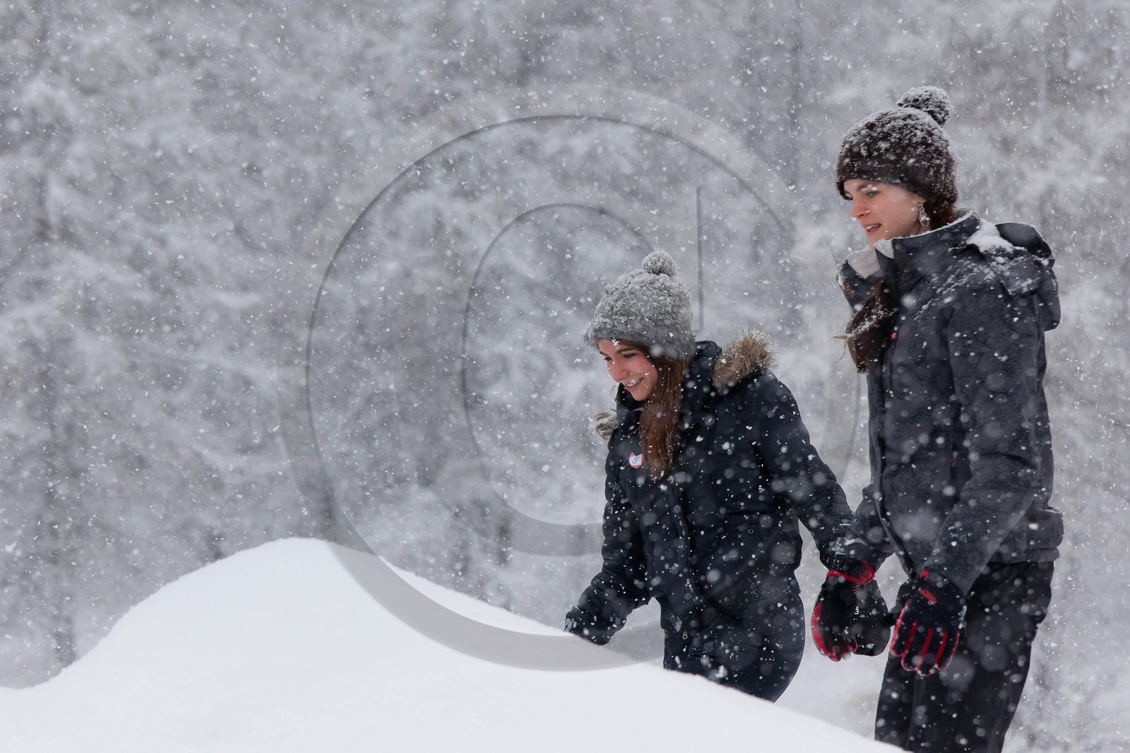 Hiver, randonnée balade sous la neige Hiver, randonnée balade sous la neige
