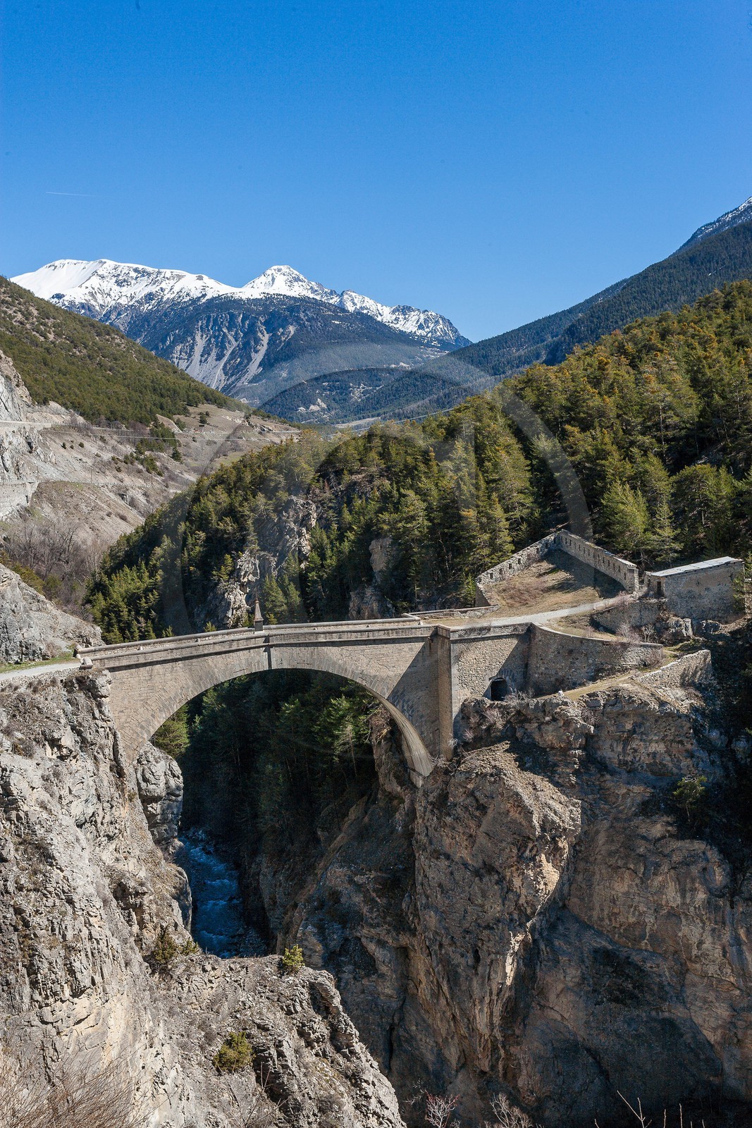 Briançon, cité Vauban, le Pont d'Asfeld