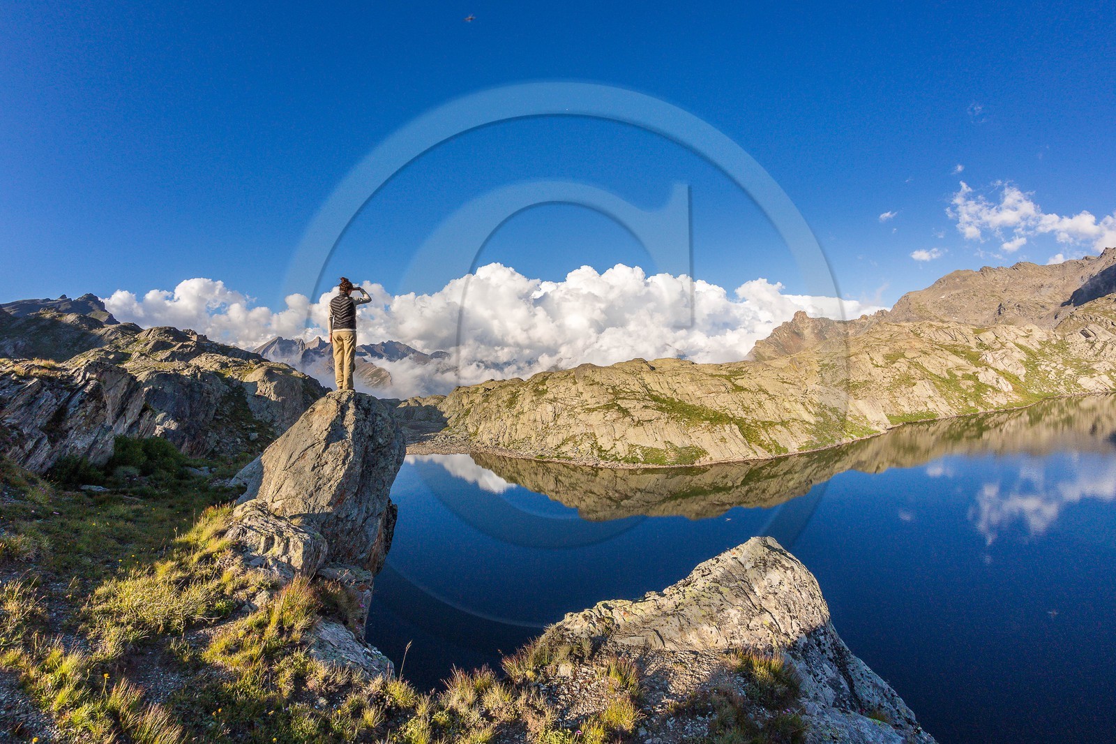 Saint-Paul-sur-Ubaye, Maljasset, col du Longet, Lac du Longet