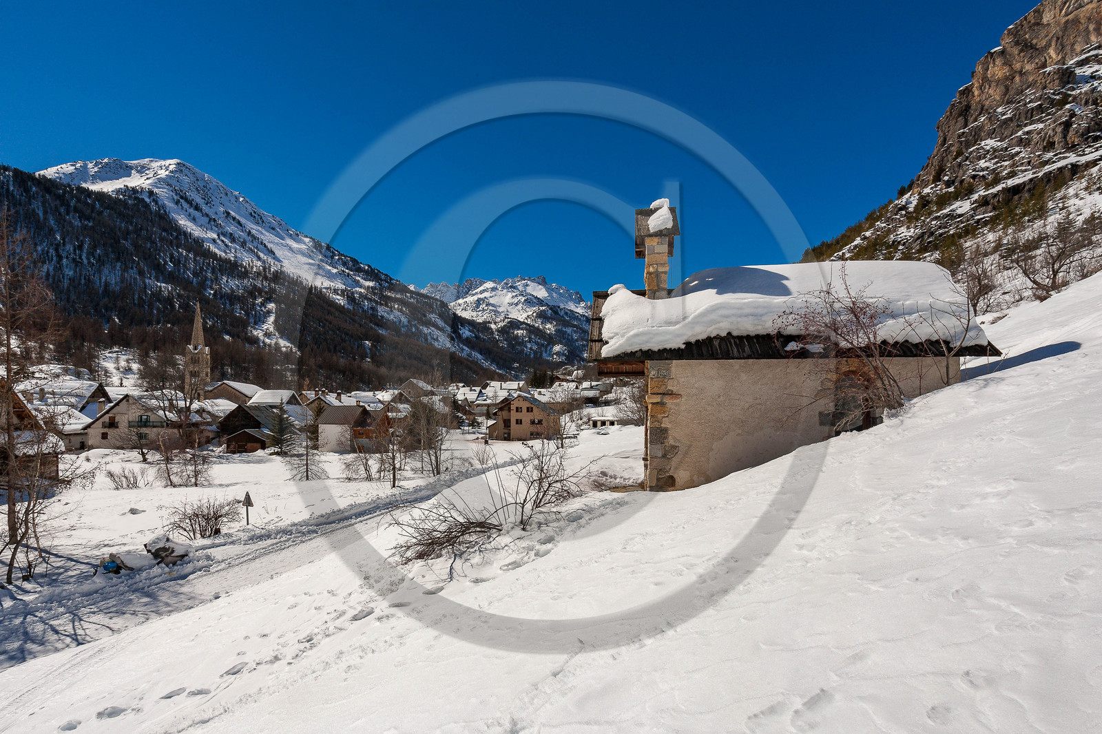 Vallée de la Clarée, village de Névache Vallée de la Clarée, village de Névache