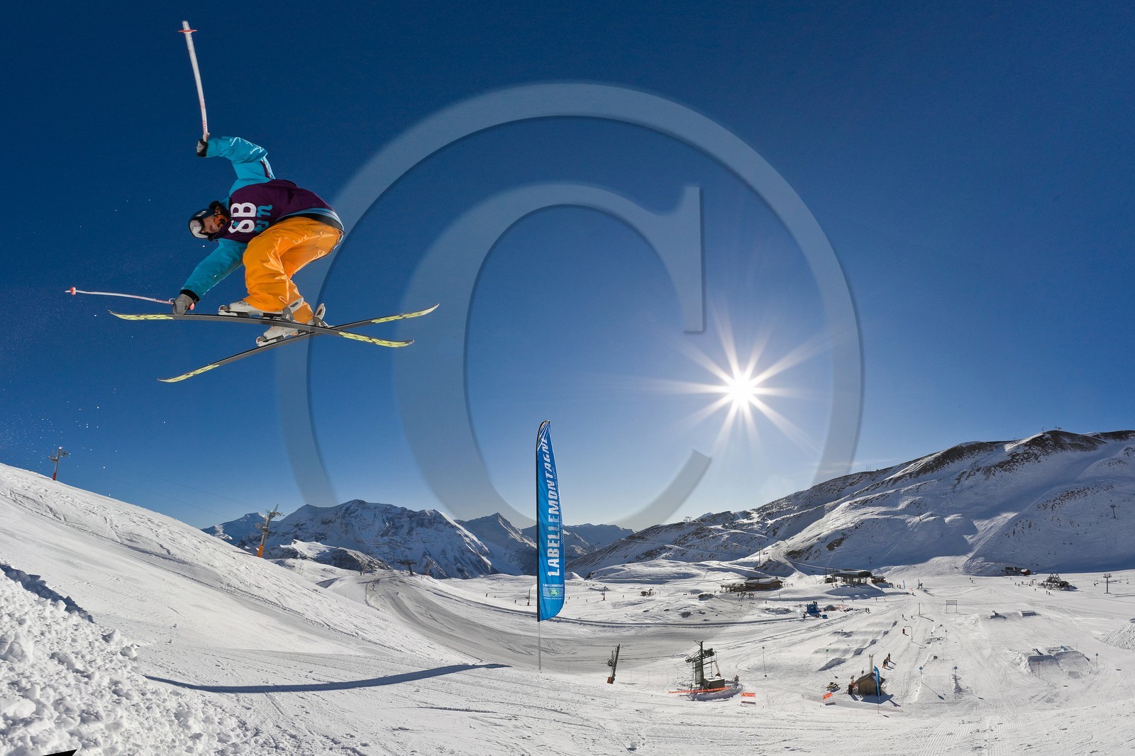 Ski snowpark