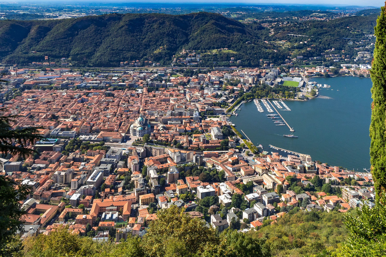 Côme vu de Brunate