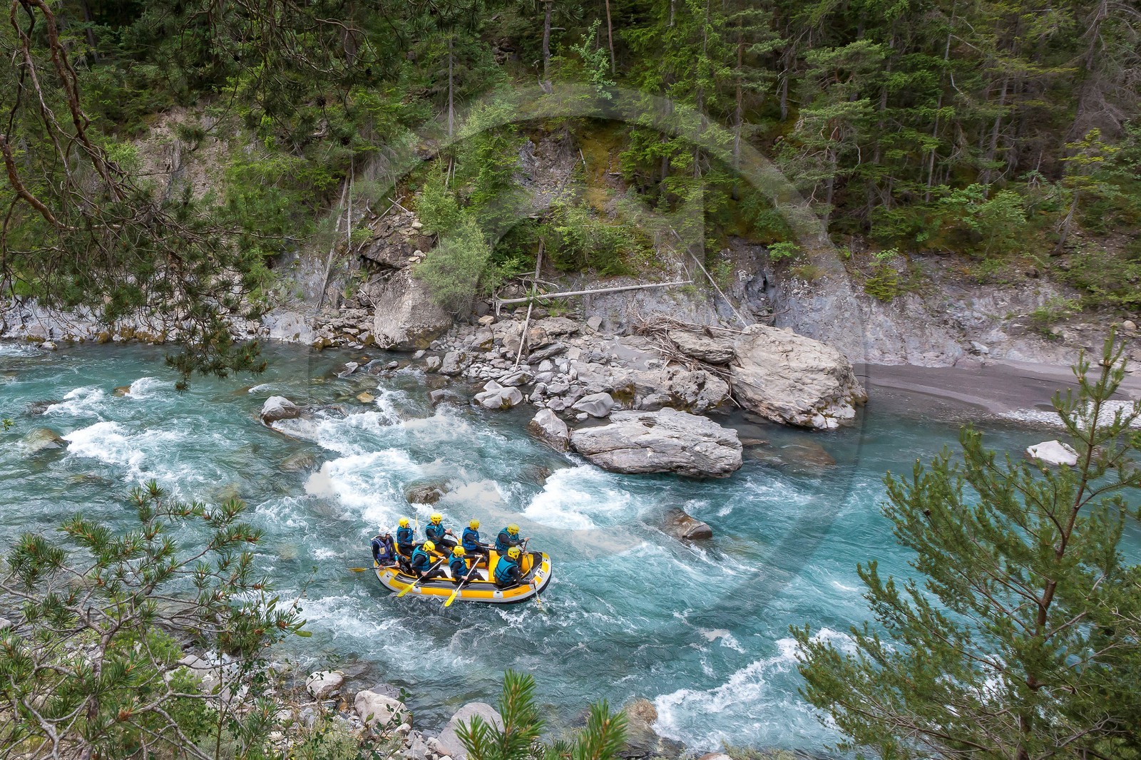 Rafting sur l'Ubaye