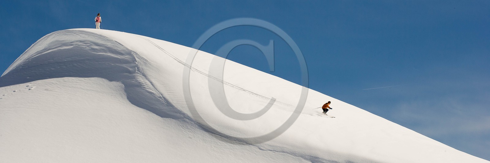 Ski piste famille