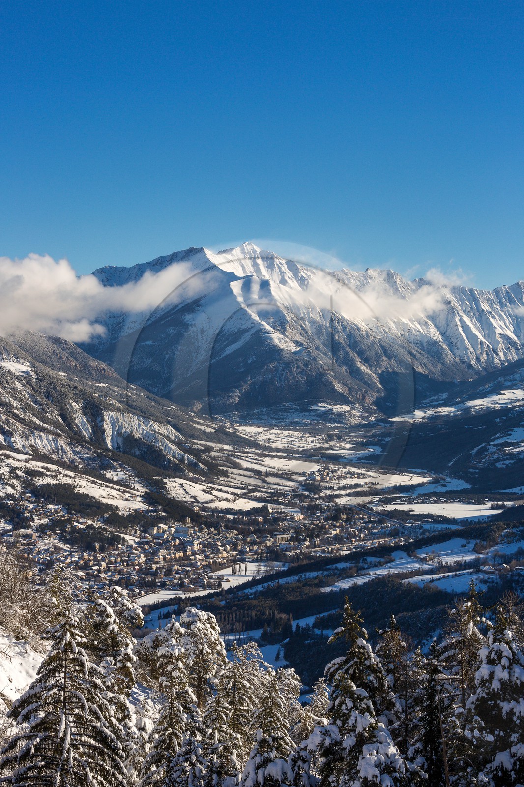 Barcelonnette vue de Praloup