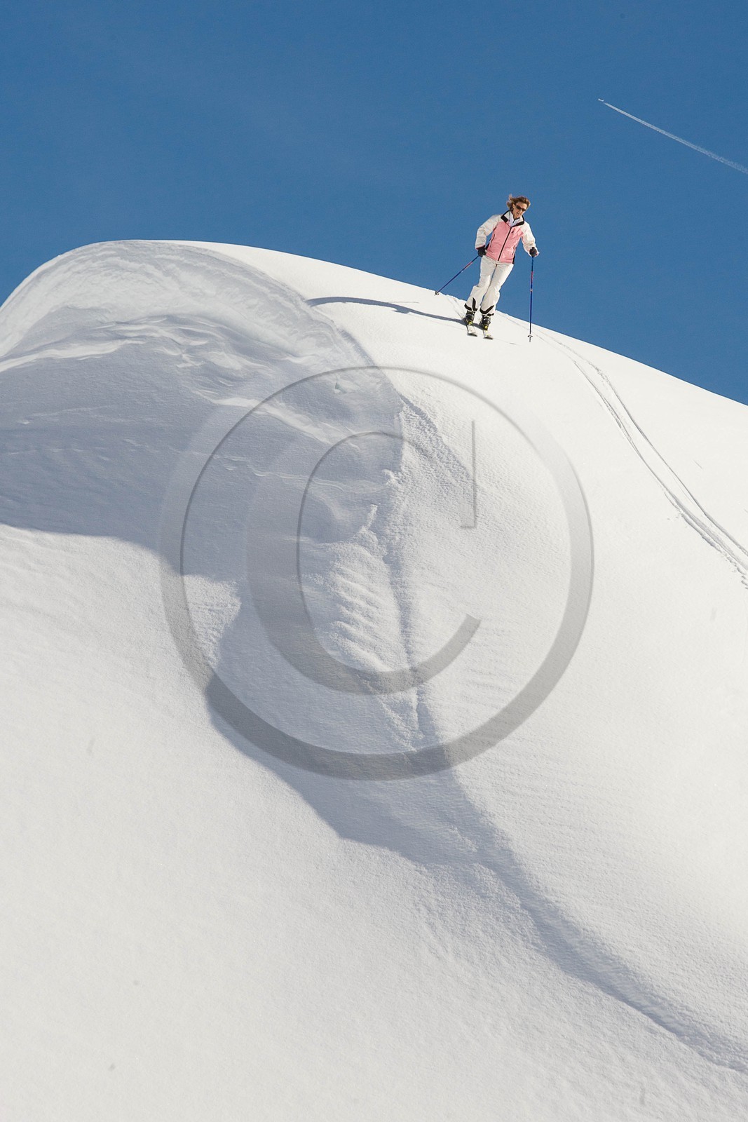 Ski piste famille