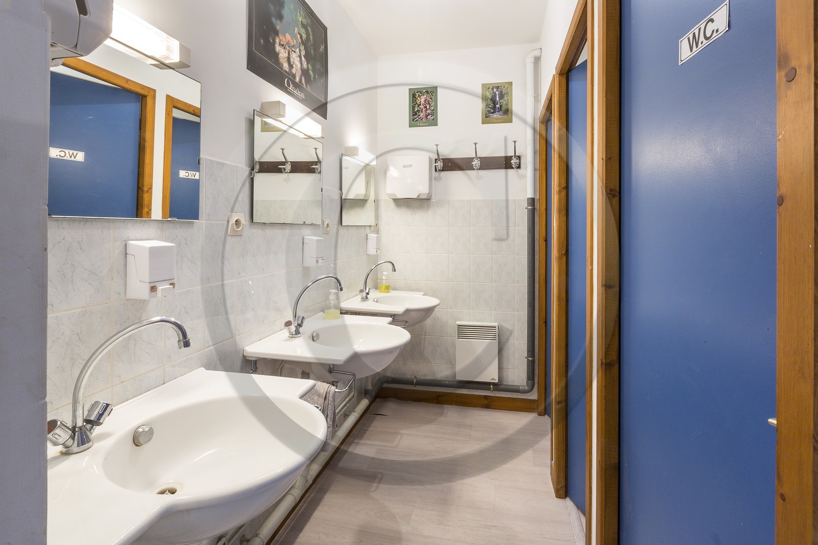 Gîte Auberge de l'Eau Blanche, sanitaires