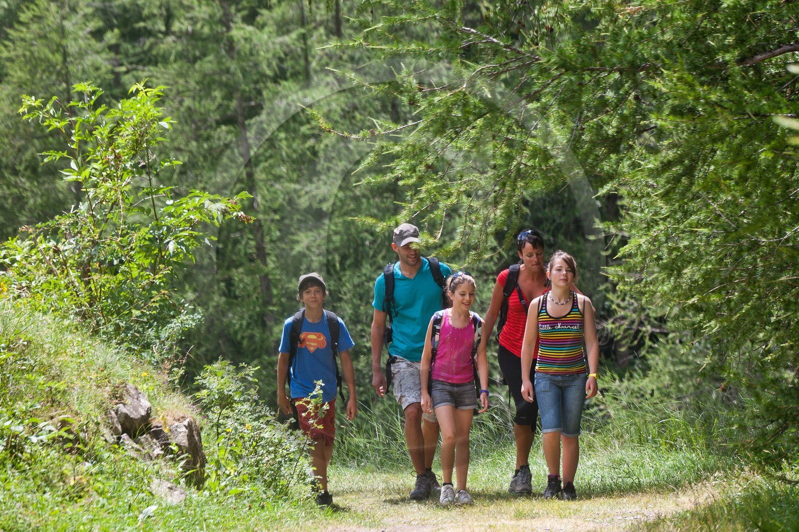 Randonnée famille montagne