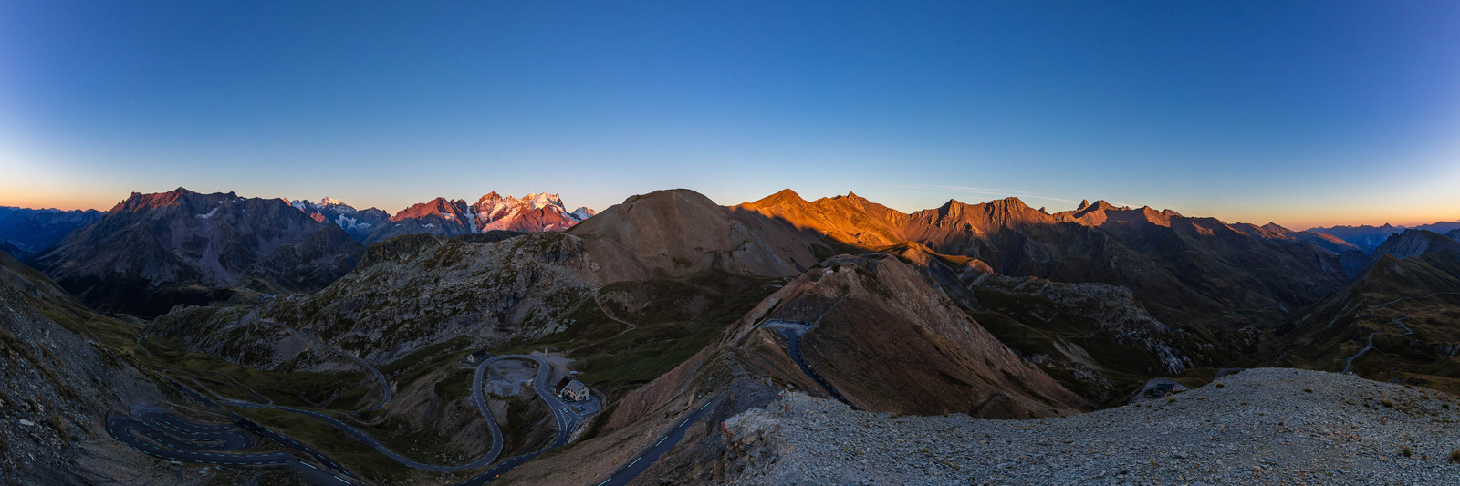 Col du Galibier, Col du Tour de France, altitude de 2 556 m.